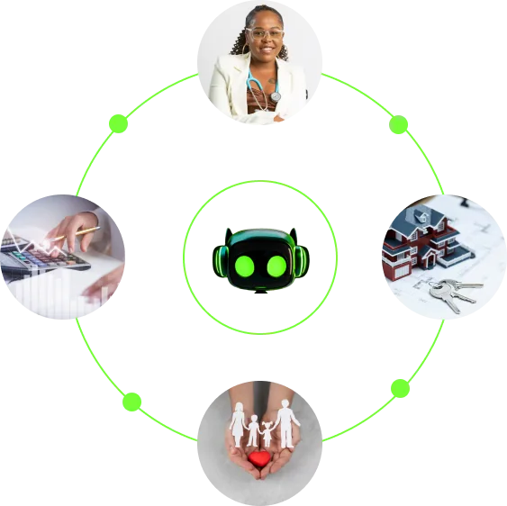 Professional AI workspaces for healthcare, finance, legal, and general business operations